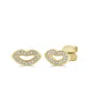 Sabrina Designs 14k 0.16 Ct. Tw. Diamond Lip Earrings