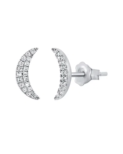 Sabrina Designs 14k 0.012 Ct. Tw. Diamond Earrings In Metallic