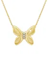 Sabrina Designs 14k Diamond Butterfly Necklace