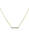 Sabrina Designs 14k Diamond Bar Necklace
