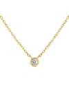 Sabrina Designs 14k 0.05 Ct. Tw. Diamond Solitaire Necklace