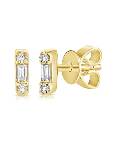 Sabrina Designs 14k 0.05 Ct. Tw. Diamond Stud Earrings In Gold