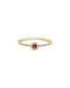 Sabrina Designs 14k 0.05 Ct. Tw. Diamond Tourmaline Birthstone Ring In Gold