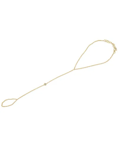 Sabrina Designs 14k 0.06 Ct. Tw. Diamond Hand Chain Bracelet
