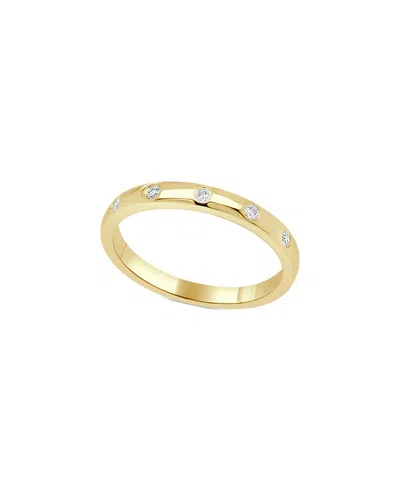 Sabrina Designs 14k 0.07 Ct. Tw. Diamond  Band In Gold