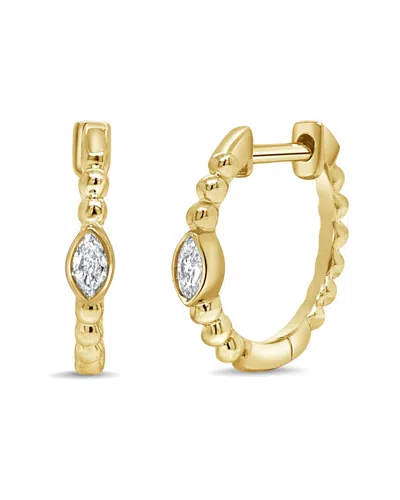 Sabrina Designs 14k 0.07 Ct. Tw. Diamond Huggie Earrings In Gold
