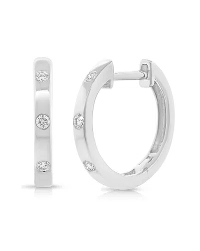Sabrina Designs 14k 0.07 Ct. Tw. Diamond Huggie Earrings