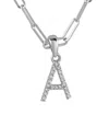 Sabrina Designs 14k 0.08 Ct. Tw. Diamond A-z Initial Necklace (a-z)