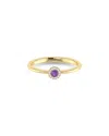 Sabrina Designs 14k 0.08 Ct. Tw. Diamond & Amethyst Ring