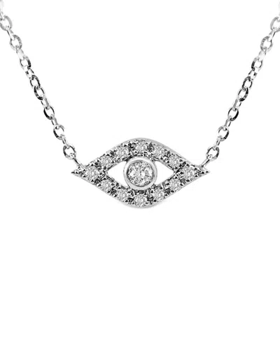 Sabrina Designs 14k Diamond Evil Eye Necklace