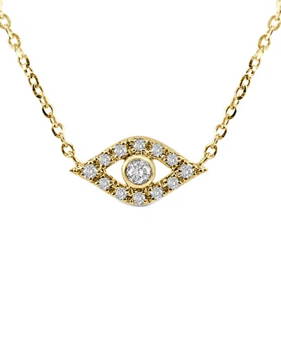 Sabrina Designs 14k Diamond Evil Eye Necklace