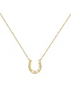 Sabrina Designs 14k 0.08 Ct. Tw. Diamond Horse Shoe Necklace