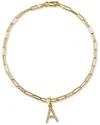 Sabrina Designs 14k 0.08 Ct. Tw. Diamond Initial Bracelet (a-z)