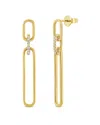 Sabrina Designs 14k 0.08 Ct. Tw. Diamond Link Earrings