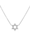 Sabrina Designs 14k 0.08 Ct. Tw. Diamond Star Of David Necklace