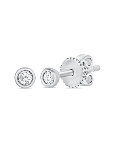 Sabrina Designs 14k 0.08 Ct. Tw. Diamond Studs In Metallic