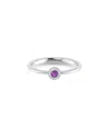 Sabrina Designs 14k 0.09 Ct. Tw. Diamond & Amethyst Ring