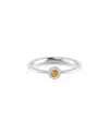 Sabrina Designs 14k 0.09 Ct. Tw. Diamond & Citrine Ring