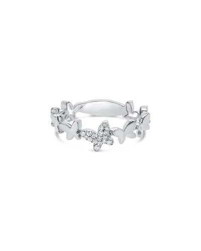 SABRINA DESIGNS SABRINA DESIGNS 14K 0.09 CT. TW. DIAMOND BUTTERFLY BAND RING