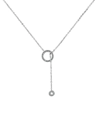 Sabrina Designs 14k 0.09 Ct. Tw. Diamond Necklace In Silver