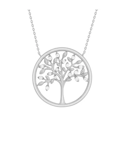 Sabrina Designs 14k 0.09 Ct. Tw. Diamond Necklace In Metallic