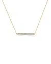 Sabrina Designs 14k 0.10 Ct. Tw. Diamond Bar Necklace