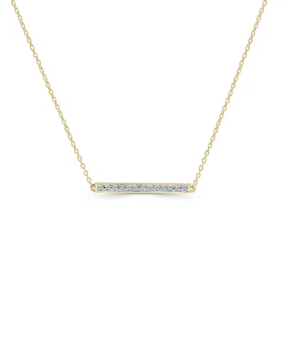 Sabrina Designs 14k 0.10 Ct. Tw. Diamond Bar Necklace