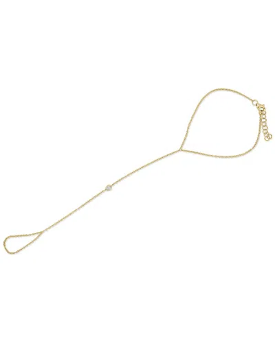 Sabrina Designs 14k 0.10 Ct. Tw. Diamond Hand Chain Bracelet