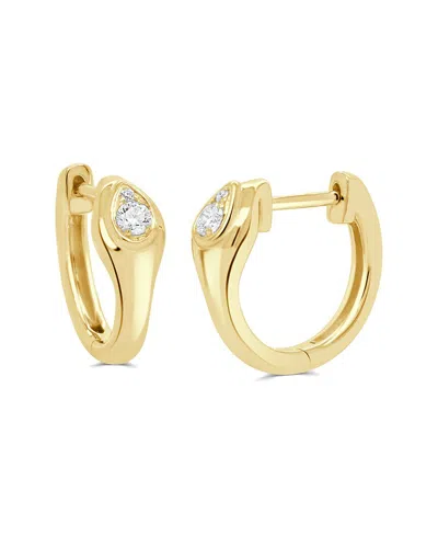 Sabrina Designs 14k 0.10 Ct. Tw. Diamond Hoop Earrings In Gold