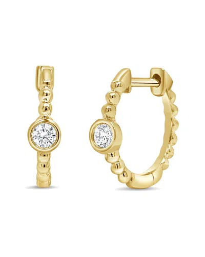Sabrina Designs 14k 0.10 Ct. Tw. Diamond Huggie Earrings In Gold