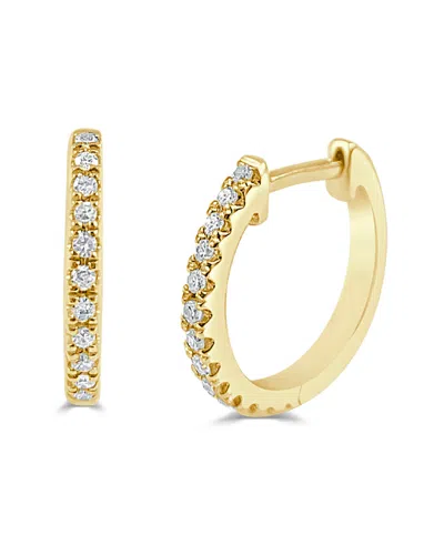 Sabrina Designs 14k 0.10 Ct. Tw. Diamond Huggie Earrings In Gold