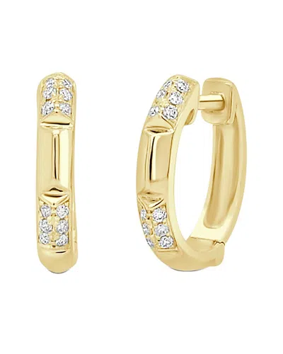 Sabrina Designs 14k 0.10 Ct. Tw. Diamond  Huggie Earrings In Gold