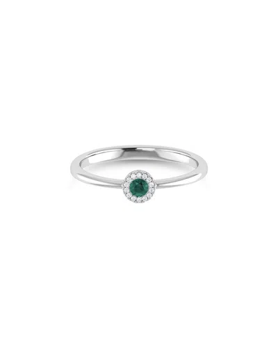 Sabrina Designs 14k 0.11 Ct. Tw. Diamond & Alexandrite Ring In Metallic