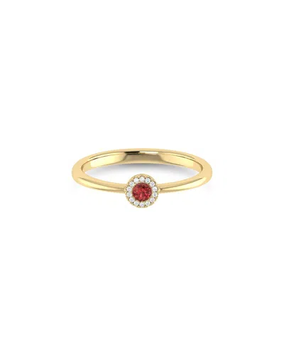 Sabrina Designs 14k 0.11 Ct. Tw. Diamond & Citrine Ring In Gold