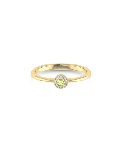 Sabrina Designs 14k 0.11 Ct. Tw. Diamond & Peridot Ring In Gold