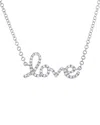Sabrina Designs 14k 0.11 Ct. Tw. Diamond Love Necklace