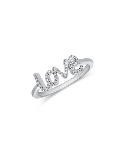 Sabrina Designs 14k 0.11 Ct. Tw. Diamond Love Ring
