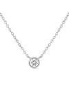 Sabrina Designs 14k 0.05 Ct. Tw. Diamond Solitaire Necklace