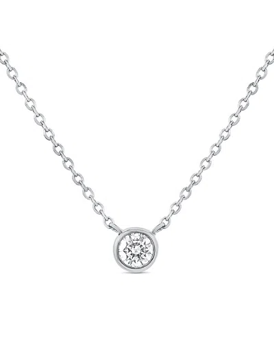 Sabrina Designs 14k 0.11 Ct. Tw. Diamond Necklace In Metallic