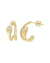 Sabrina Designs 14k 0.11 Ct. Tw. Diamond Snake Earrings