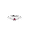 Sabrina Designs 14k 0.12 Ct. Tw. Diamond & Ruby Ring