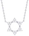 Sabrina Designs 14k 0.12 Ct. Tw. Diamond Star Of David Pendant