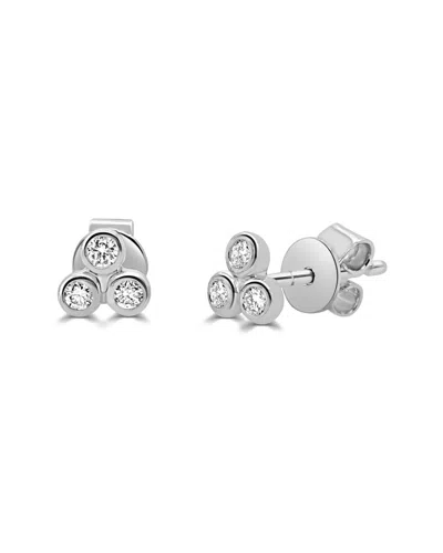 Sabrina Designs 14k 0.13 Ct. Tw. Diamond 3-stone Earrings