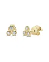 Sabrina Designs 14k 0.13 Ct. Tw. Diamond 3-stone Earrings