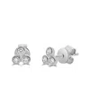 Sabrina Designs 14k 0.13 Ct. Tw. Diamond 3-stone Earrings