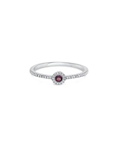 SABRINA DESIGNS SABRINA DESIGNS 14K 0.13 CT. TW. DIAMOND & AMETHYST RING