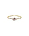 Sabrina Designs 14k 0.13 Ct. Tw. Diamond & Tanzanite Ring