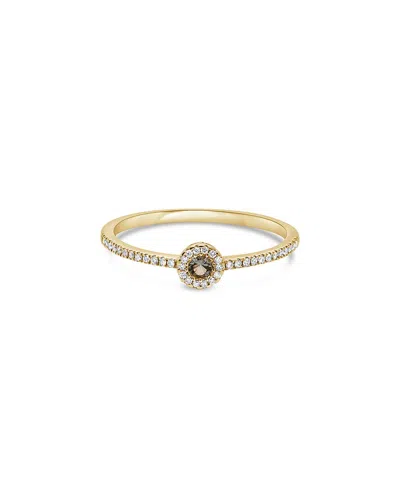 Sabrina Designs 14k 0.13 Ct. Tw. Diamond & Aquamarine Ring