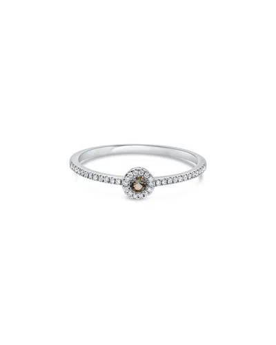 SABRINA DESIGNS SABRINA DESIGNS 14K 0.13 CT. TW. DIAMOND & AQUAMARINE RING