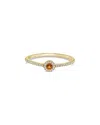 Sabrina Designs 14k 0.13 Ct. Tw. Diamond & Ruby Ring